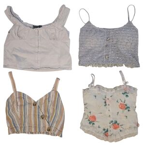 Set of Four Stylish Crop Top Size Small